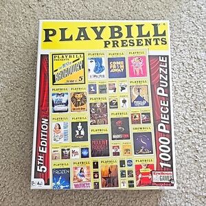 Playbill Presents Best of Broadway 5th Edition puzzle, 1000 pieces, New, Sealed